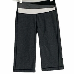 Lululemon Athletica Women’s Astro Cropped Pants Size 6 Dark Heathered Gray
